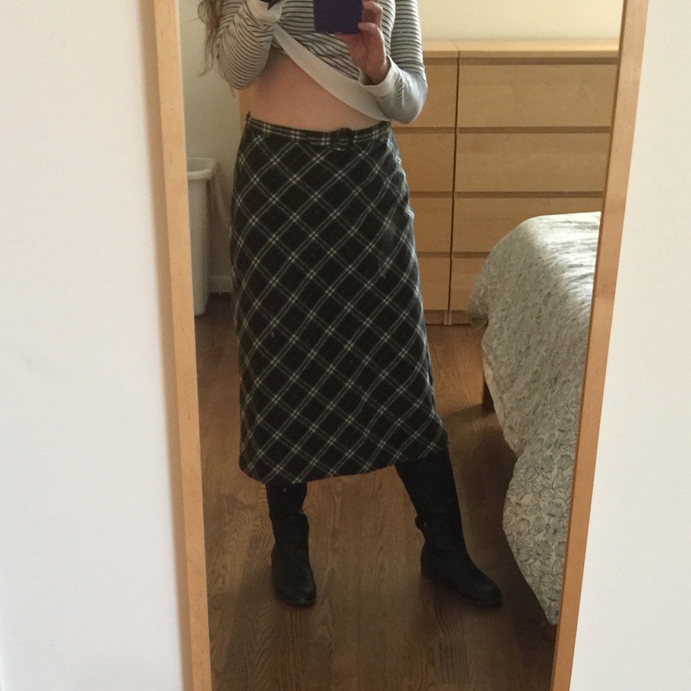 Plaid skirt